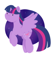 Size: 1830x2000 | Tagged: safe, artist:lemanda, twilight sparkle, alicorn, pony, g4, female, flying, solo, spread wings, twilight sparkle (alicorn)