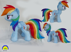 Size: 4912x3624 | Tagged: safe, artist:epicrainbowcrafts, rainbow dash, g4, irl, photo, plushie, solo