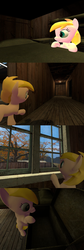 Size: 1400x4184 | Tagged: safe, artist:soad24k, oc, oc only, oc:chipper leaf, 3d, cyoa, cyoa:filly adventure, female, filly, gmod, solo