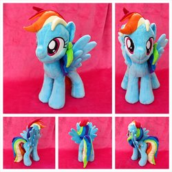 Size: 1280x1280 | Tagged: safe, artist:equinepalette, rainbow dash, g4, irl, photo, plushie, solo