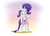 Size: 1250x900 | Tagged: safe, artist:heir-of-rick, rarity, pony, g4, alternate hairstyle, bed mane, bipedal, boxers, chest fluff, clothes, female, implied raripie, impossibly large ears, lidded eyes, ponytail, smiling, solo, topless, underhoof, underwear