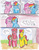 Size: 2552x3296 | Tagged: safe, artist:tristanjsolarez, big macintosh, pinkie pie, rainbow dash, tex, earth pony, pegasus, pony, comic:trans ponies, g1, g4, comic, female, flower, g1 to g4, generation leap, male, mare, mouth hold, neckerchief, rainbow blitz, rule 63, stallion, transgender