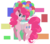 Size: 900x800 | Tagged: safe, artist:ayoarts, pinkie pie, g4, balloon, colorful, digital art, female, full body, happy, pink, smiling, solo, then watch her balloons lift her up to the sky