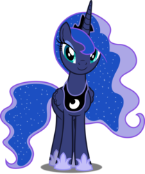 Size: 4173x5000 | Tagged: safe, artist:dashiesparkle, princess luna, g4, twilight's kingdom, .svg available, absurd resolution, c:, cute, female, looking at you, lunabetes, simple background, smiling, solo, transparent background, vector