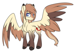 Size: 1280x884 | Tagged: safe, artist:asklevee, oc, oc only, pegasus, pony, colored wings, colored wingtips, simple background, solo, transparent background