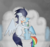 Size: 1600x1500 | Tagged: safe, artist:rai2n, rainbow dash, soarin', pony, g4, hug, male, missing cutie mark, scared, ship:soarindash, shipping, straight