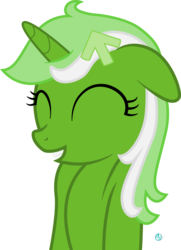 Size: 1626x2243 | Tagged: safe, artist:arifproject, oc, oc only, oc:upvote, pony, unicorn, derpibooru, g4, arif's angry pone, bust, derpibooru ponified, eyes closed, floppy ears, happy, meta, ponified, simple background, smiling, solo, transparent background, vector