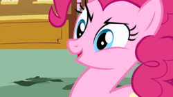 Size: 640x360 | Tagged: safe, screencap, pinkie pie, earth pony, pony, g4, griffon the brush off, female, mare, solo