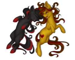 Size: 1000x800 | Tagged: safe, artist:silentwulv, oc, oc only, earth pony, pony, eyes closed, red and black oc, simple background, transparent background