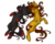 Size: 1000x800 | Tagged: safe, artist:silentwulv, oc, oc only, earth pony, pony, eyes closed, red and black oc, simple background, transparent background