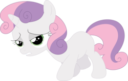 Size: 3533x2246 | Tagged: safe, artist:porygon2z, sweetie belle, g4, sisterhooves social, female, high res, simple background, solo, transparent background, vector