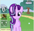 Size: 611x552 | Tagged: safe, artist:comfydove, artist:heartwarmer-mlp, artist:lil-lovey, starlight glimmer, pony, unicorn, g4, brush, comb, cute, earbuds, fan game, female, flower, game, glimmerbetes, happy, looking at you, mare, pony simulator, simulator, smiling, solo, tree