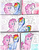 Size: 2552x3296 | Tagged: safe, artist:tristanjsolarez, pinkie pie, rainbow dash, earth pony, pegasus, pony, comic:trans ponies, g4, comic, duo, female, male, mare, rainbow blitz, rule 63, simple background, stallion, transgender