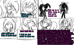 Size: 1024x626 | Tagged: dead source, safe, artist:wubcakeva, oc, oc:contralto, oc:cupcake slash, equestria girls, g4, comic, dialogue, equestria girls-ified, sketch