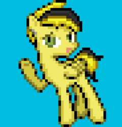 Size: 368x384 | Tagged: safe, artist:phonicb∞m, oc, oc only, oc:epic v, pixel art, pokémon, rom hack, solo