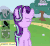Size: 598x547 | Tagged: dead source, safe, artist:comfydove, artist:heartwarmer-mlp, artist:lil-lovey, starlight glimmer, pony, unicorn, g4, animated, brush, comb, cute, earbuds, eyes closed, female, flower, game, gif, glimmerbetes, happy, heart, mare, simulator, smiling, solo, tree
