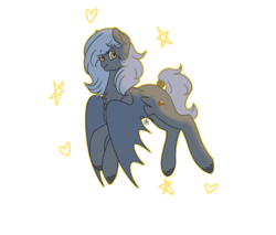 Size: 2000x1700 | Tagged: safe, artist:liefsong, oc, oc only, oc:panne, bat pony, pony, chest fluff, cute, simple background, solo, transparent background