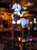 Size: 1299x1772 | Tagged: safe, artist:the-black-terror, oc, oc:frozen rose, unicorn, anthro, unguligrade anthro, alcohol, bar, bunny girl, bunny suit, clothes, irl, irl human, margarita, photo, ponies in real life, socks, solo focus, thigh highs