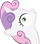 Size: 40x44 | Tagged: safe, edit, sweetie belle, g4, emoticon, female, simple background, solo, transparent background