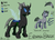 Size: 2000x1428 | Tagged: safe, artist:theandymac, oc, oc only, oc:evening breeze, changeling, pony, unicorn, changeling oc, male, missing ear, piercing, reference sheet, scar, solo