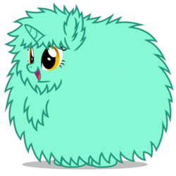 Size: 1024x1024 | Tagged: safe, lyra heartstrings, oc, oc:fluffle puff, g4, cuteness overload, fusion, simple background, transparent background