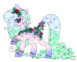 Size: 2500x2000 | Tagged: safe, artist:immagoddampony, oc, oc only, original species, high res, simple background, solo, transparent background, water garden pony