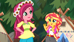 Size: 1920x1080 | Tagged: safe, screencap, gloriosa daisy, sunset shimmer, equestria girls, g4, my little pony equestria girls: legend of everfree