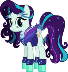 Size: 8759x9263 | Tagged: safe, artist:pink1ejack, coloratura, g4, the mane attraction, absurd resolution, clothes, cute, female, looking at you, rara, simple background, smiling, solo, transparent background, vector