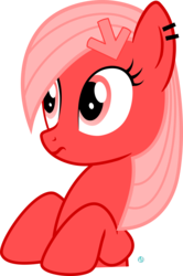 Size: 1500x2255 | Tagged: safe, artist:arifproject, oc, oc only, oc:downvote, earth pony, pony, derpibooru, g4, arif's wide eyes pone, bust, cute, derpibooru ponified, ear piercing, frown, leaning, meta, piercing, ponified, simple background, solo, surprised, transparent background, vector, wide eyes