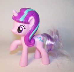 Size: 1283x1260 | Tagged: safe, photographer:kisscurl, starlight glimmer, g4, irl, mcdonald's, mcdonald's happy meal toys, photo, solo, toy