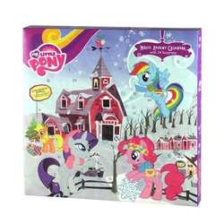 Size: 800x800 | Tagged: safe, applejack, pinkie pie, rainbow dash, rarity, spike, pony, g4, official, advent calendar, irl, photo, stock image