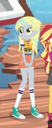 Size: 237x582 | Tagged: safe, screencap, derpy hooves, equestria girls, g4, my little pony equestria girls: legend of everfree, clothes, converse, cropped, shoes, sneakers, wet hair