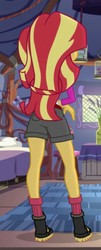 Size: 377x934 | Tagged: safe, screencap, sunset shimmer, equestria girls, g4, my little pony equestria girls: legend of everfree, ass, behind, bunset shimmer, butt, cropped, female, legs, solo
