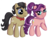 Size: 955x746 | Tagged: safe, artist:swasfews, filthy rich, spoiled rich, earth pony, pony, g4, my little pony: friendship is magic, where the apple lies, cute, duo, ship:spoilthy, simple background, spoiled cute, spoiled milk, transparent background