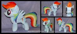 Size: 3945x1754 | Tagged: safe, artist:peruserofpieces, rainbow dash, g4, irl, photo, plushie, solo