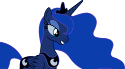 Size: 3666x2035 | Tagged: safe, artist:lman225, princess luna, g4, female, high res, simple background, solo, transparent background, vector