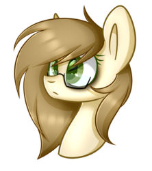 Size: 1280x1440 | Tagged: safe, artist:despotshy, oc, oc only, earth pony, pony, bust, glasses, portrait, simple background, solo, transparent background