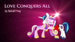 Size: 1920x1080 | Tagged: safe, artist:melodicpony, princess cadance, shining armor, g4, love conquers all, male, melodicpony, music, ship:shiningcadance, shipping, straight