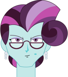 Size: 494x555 | Tagged: safe, artist:combatkaiser, principal abacus cinch, equestria girls, g4, my little pony equestria girls: friendship games, bust, female, glasses, simple background, solo, transparent background