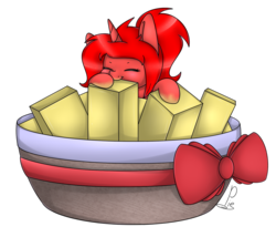 Size: 1400x1200 | Tagged: safe, artist:soundwavepie, oc, oc only, pony, butter, exotic butters, food, simple background, solo, transparent background