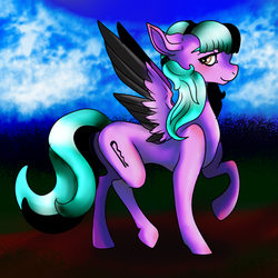 Size: 1024x1024 | Tagged: safe, artist:brainiac, oc, oc only, pegasus, pony, female, full body, mare, solo