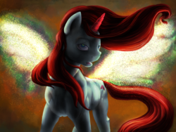 Size: 3200x2400 | Tagged: safe, artist:causticeichor, copper glow, g2, female, high res, solo