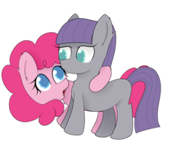 Size: 1280x1120 | Tagged: safe, artist:zlight, maud pie, pinkie pie, g4, simple background, transparent background