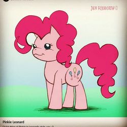 Size: 750x750 | Tagged: safe, artist:jenfoxworth, pinkie pie, g4, female, solo