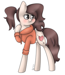 Size: 970x1116 | Tagged: safe, artist:soundwavepie, oc, oc only, earth pony, pony, clothes, simple background, solo, transparent background
