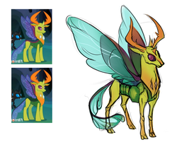 Size: 1000x833 | Tagged: safe, artist:28gooddays, edit, edited screencap, screencap, thorax, changedling, changeling, g4, to where and back again, changeling king, cropped, king thorax, simple background, sketch, white background
