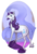 Size: 1520x2212 | Tagged: safe, artist:classymonarch, rarity, classical unicorn, g4, female, horn, leonine tail, magic, simple background, solo, transparent background, unshorn fetlocks