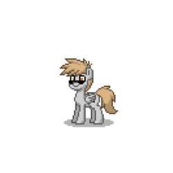 Size: 400x400 | Tagged: safe, pony, pony town, battle axe warriors, madchild, ponified, simple background, solo, swollen members, transparent background