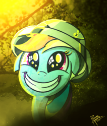 Size: 1671x1966 | Tagged: safe, artist:pedrohander, rainbow dash, pegasus, pony, g4, bust, female, portrait, smiling, solo