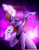 Size: 1793x2325 | Tagged: safe, artist:monogy, oc, oc only, oc:symphony diamond, pony, unicorn, glowing horn, horn, singing, solo